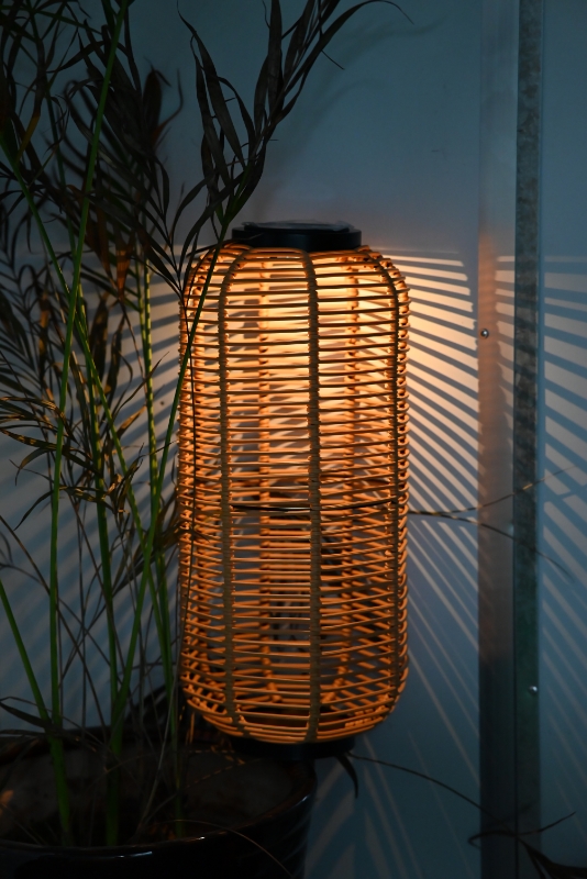 Artificial Rattan Solar Light 3