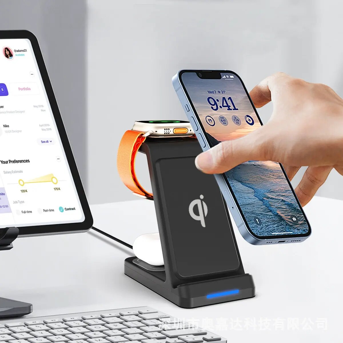 3-in-1 Wireless Charger 3