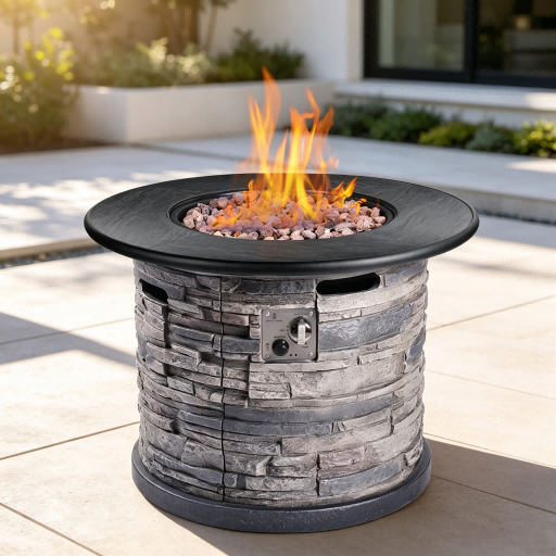 Patio Gas Fire Pit 5