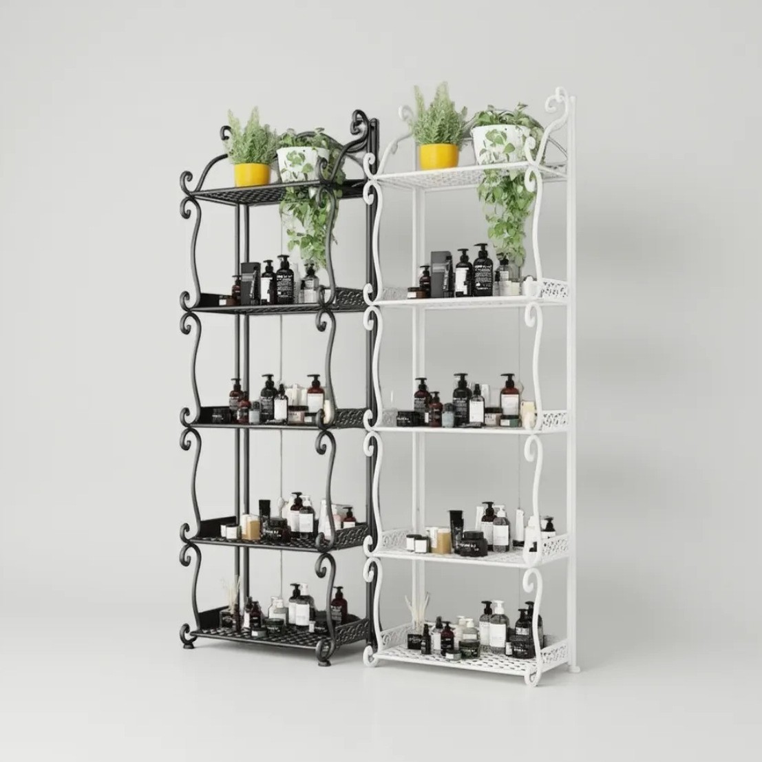 Wrought Iron Storage Rack 2