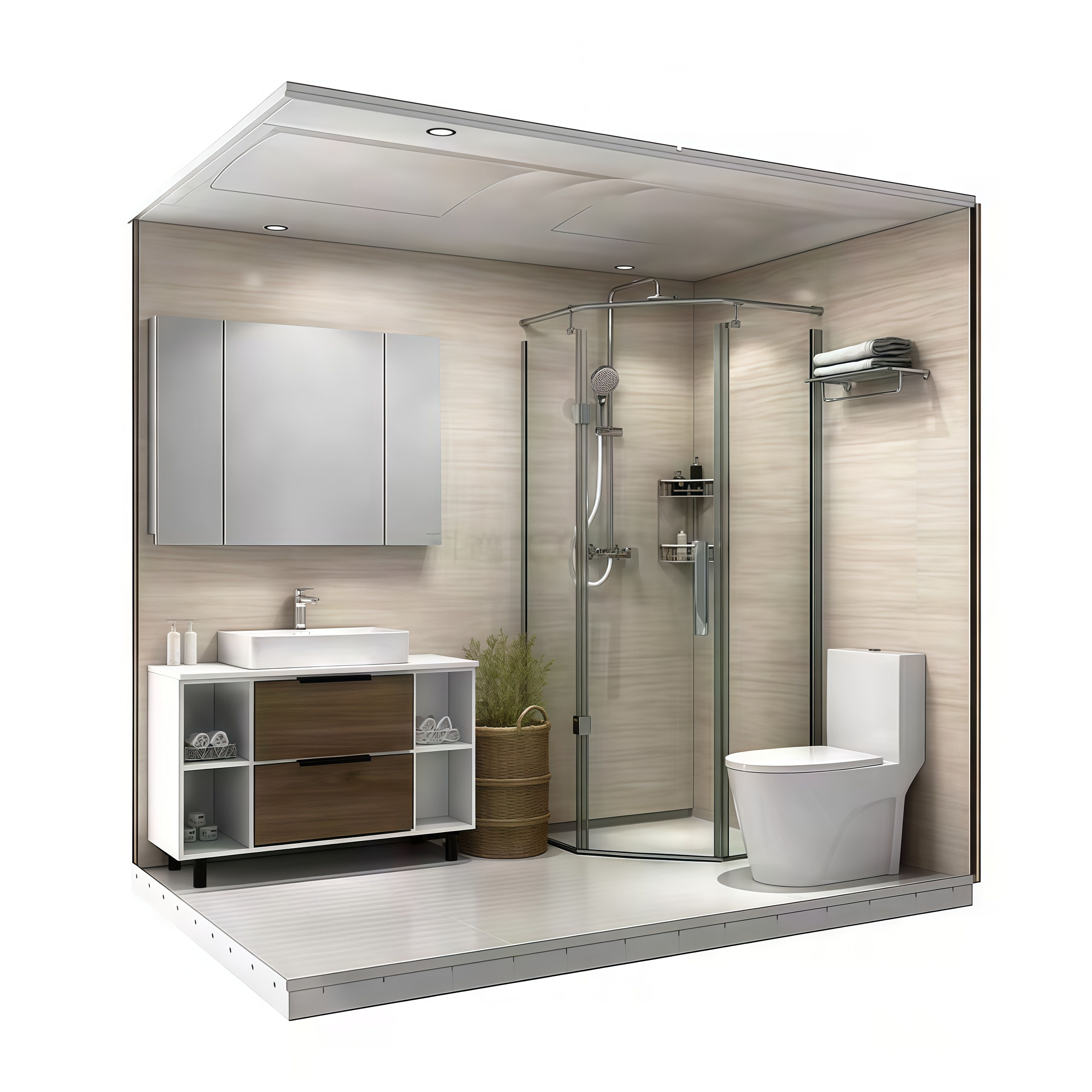Prefab Bathroom Pod 4